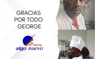 Un adiós lleno de gratitud: despedimos a George de Algo Nuevo Catering