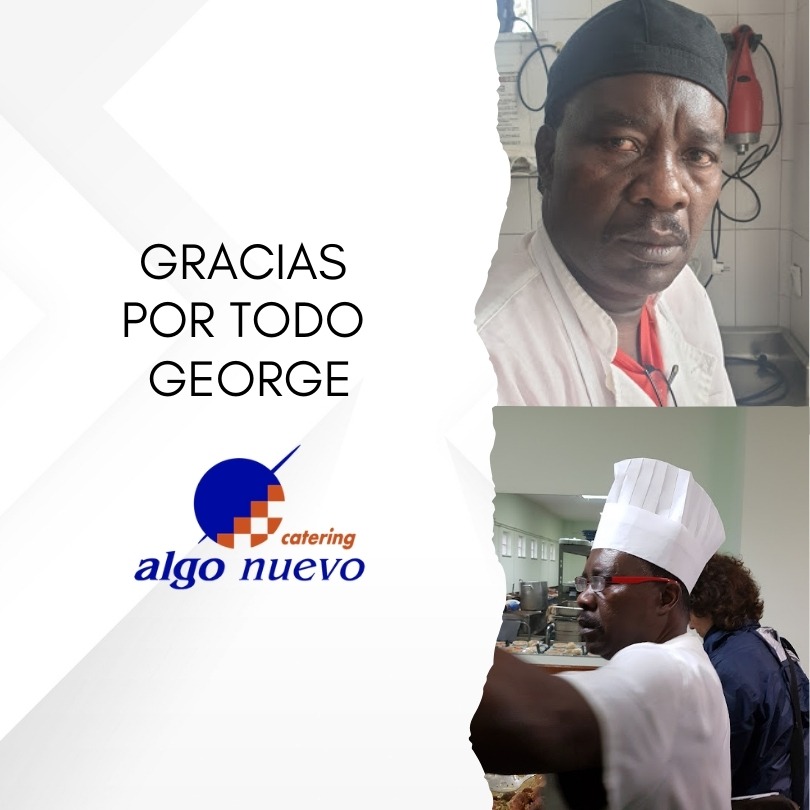 George, miembro destacado del equipo de Algo Nuevo Catering en Salamanca