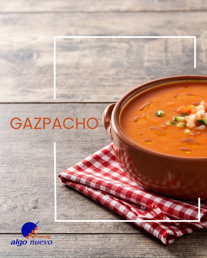 Gazpacho fresco natural para catering a domicilio en Salamanca<br />
